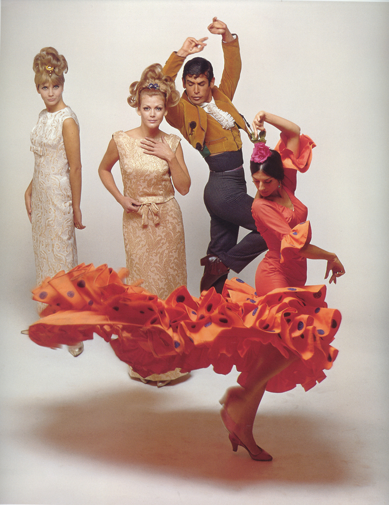 Modefoto voor tijdschrift Romance (Marino Westra en Antonia Mena)